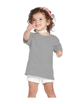 65200 Delta Apparel Toddler Short Sleeve 5.5 oz. T in Athletic heather
