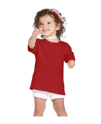 65200 Delta Apparel Toddler Short Sleeve 5.5 oz. T in New red