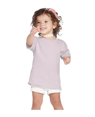 65200 Delta Apparel Toddler Short Sleeve 5.5 oz. T in Soft pink