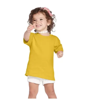 65200 Delta Apparel Toddler Short Sleeve 5.5 oz. T in Sunflower