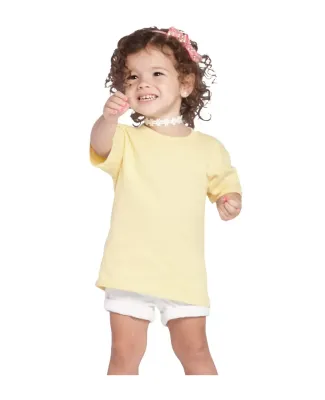 65200 Delta Apparel Toddler Short Sleeve 5.5 oz. T in Banana