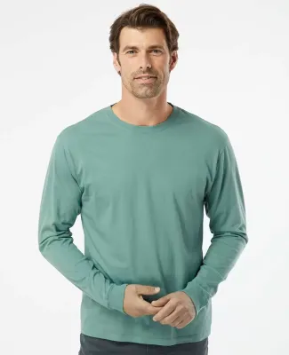 Soft Shirts 420 Organic Long Sleeve T-Shirt in Pine