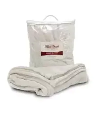 Alpine Fleece 8721 Mink Touch Luxury Blanket in Cream