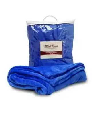 Alpine Fleece 8721 Mink Touch Luxury Blanket in Royal