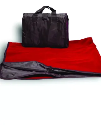 Alpine Fleece 8701 Polyester/Nylon Picnic Blanket in Red