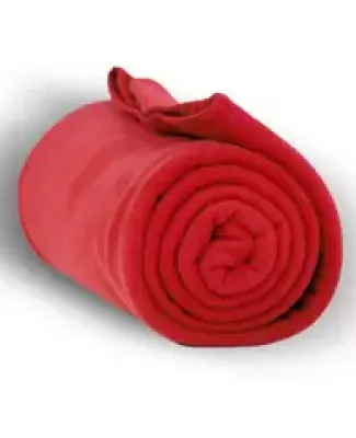 Alpine Fleece 8700 Fleece Throw Blanket in Red