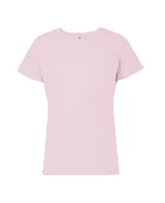 Delta Apparel 1300 Girls Semi-Sheer Cap Sleeve 3.3 in Soft pink