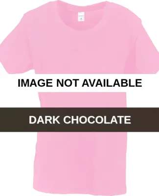58200 Delta Apparel Ladies Short Sleeve 5.2 oz. Ri Dark Chocolate