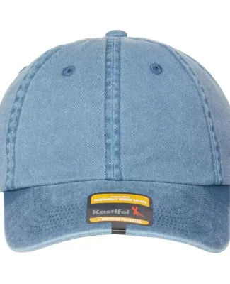 Kastlfel 2094 Rooney Pigment Dyed Dad Hat in Breaker blue