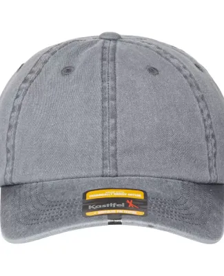 Kastlfel 2094 Rooney Pigment Dyed Dad Hat in Charcoal