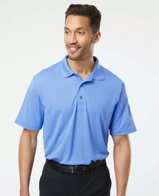 Paragon 100 Saratoga Performance Mini Mesh Polo in Bimini blue