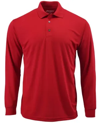 Paragon 110 Prescott Long Sleeve Polo in Red