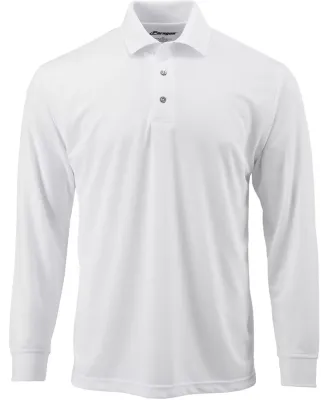 Paragon 110 Prescott Long Sleeve Polo in White