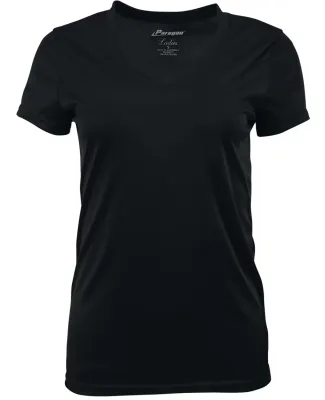 Paragon 203 Women's Vera V-Neck T-Shirt in Black
