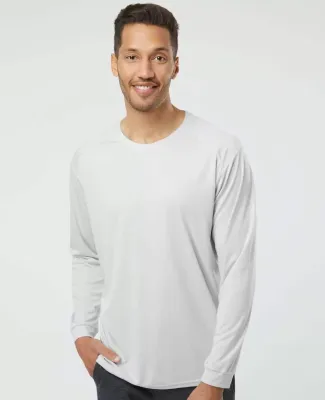 Paragon 210 Long Islander Performance Long Sleeve  in Aluminum