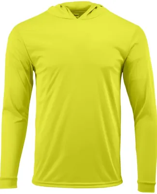 Paragon 220 Bahama Performance Hooded Long Sleeve  in Safety green