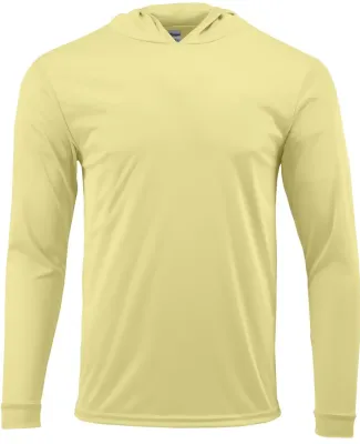 Paragon 220 Bahama Performance Hooded Long Sleeve  in Pale yellow