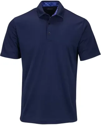 Paragon 150 Memphis Sueded Polo in Navy