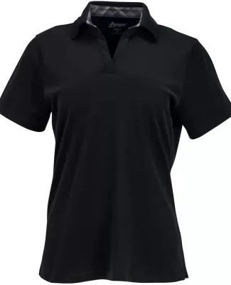 Paragon 151 Women's Memphis Sueded Polo in Black