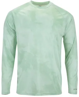 Paragon 228 Cabo Camo Performance Long Sleeve T-Sh in Mint green