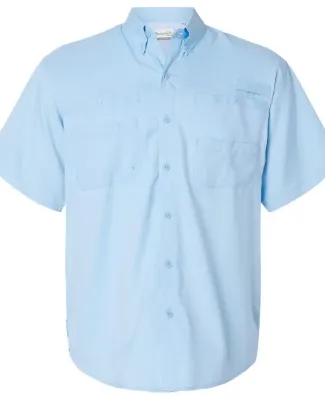 Paragon 700 Hatteras Performance Short Sleeve Fish in Blue mist