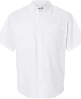 Paragon 700 Hatteras Performance Short Sleeve Fish in White