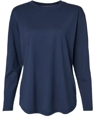 LA T 3508 Ladies' Relaxed  Long Sleeve T-Shirt in Denim