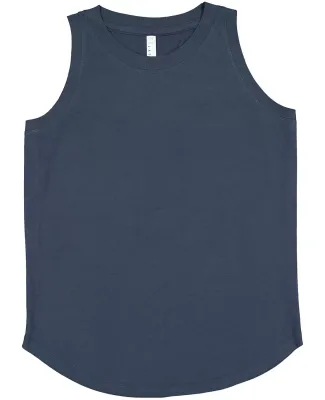 LA T 3592 Ladies' Relaxed Tank in Denim