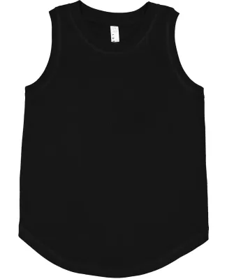 LA T 2692 Youth Relaxed Tank in Black