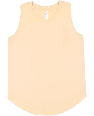 LA T 2692 Youth Relaxed Tank in Peachy