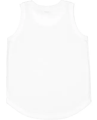 LA T 2692 Youth Relaxed Tank in White