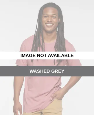 LA T 6902 Adult Vintage Wash T-Shirt Washed Grey