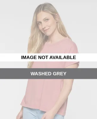 LA T 3502 Ladies' Relaxed Vintage Wash T-Shirt Washed Grey