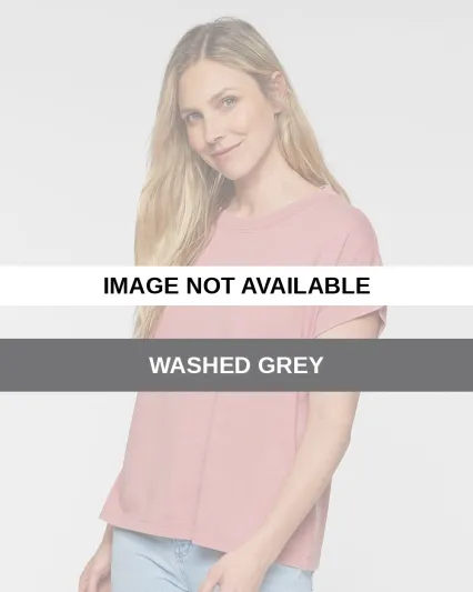 LA T 3502 Ladies' Relaxed Vintage Wash T-Shirt Washed Grey
