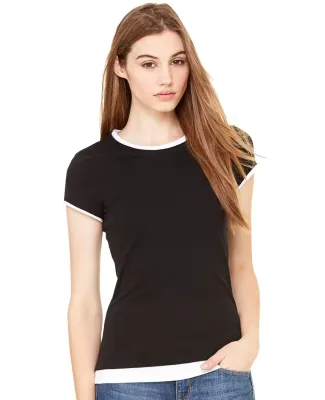 Bella + Canvas 8102 Ladies' Sheer Jersey Short-Sleeve 2-in-1 T-Shirt Catalog