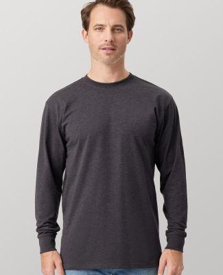 Cotton Heritage MC1186 Heavyweight Jersey Tee in Charcoal heather