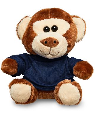 Promo Goods  TY6032 7 Plush Monkey With T-Shirt in Navy blue