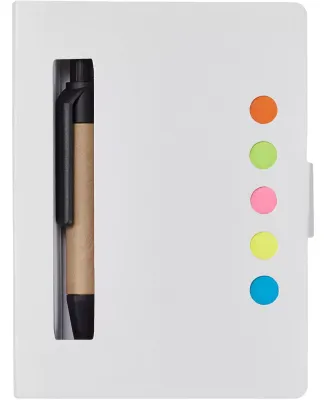 Promo Goods  PL-4260 Eco Stowaway Sticky Jotter Wi in White