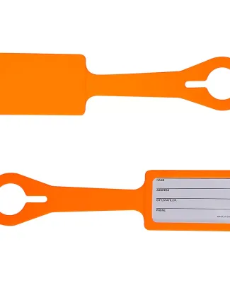 Promo Goods  PL-5380 Silicone Luggage Tag in Orange