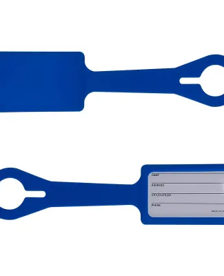 Promo Goods  PL-5380 Silicone Luggage Tag in Blue