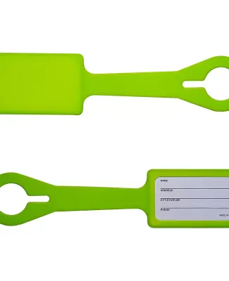 Promo Goods  PL-5380 Silicone Luggage Tag in Lime green
