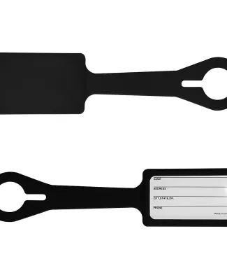 Promo Goods  PL-5380 Silicone Luggage Tag in Black