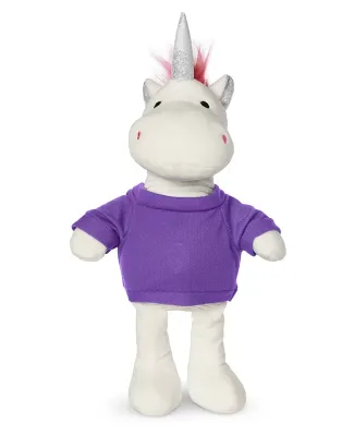 Promo Goods  TY6028 8.5 Plush Unicorn With T-Shirt in Purple