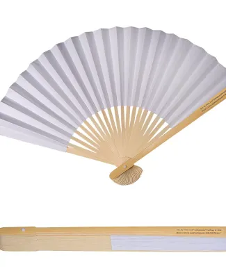 Promo Goods  FN200 Folding Fan in White