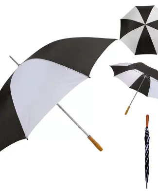 Promo Goods  OD205 Jumbo Golf Umbrella 60 in Black/ white