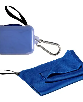 Promo Goods  TW107 Cooling Towel In Carabiner Case in Reflex blue