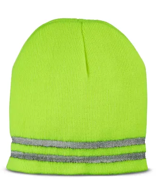 Promo Goods  HW120 Reflective Knit Beanie in Neon yellow