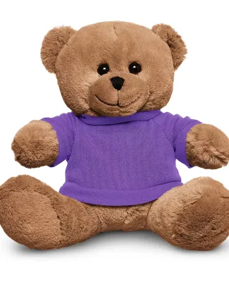 Promo Goods  TY6027 8.5 Plush Bear With T-Shirt in Purple
