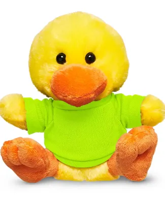 Promo Goods  TY6037 7 Plush Duck With T-Shirt in Lime green
