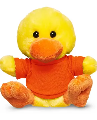 Promo Goods  TY6037 7 Plush Duck With T-Shirt in Orange